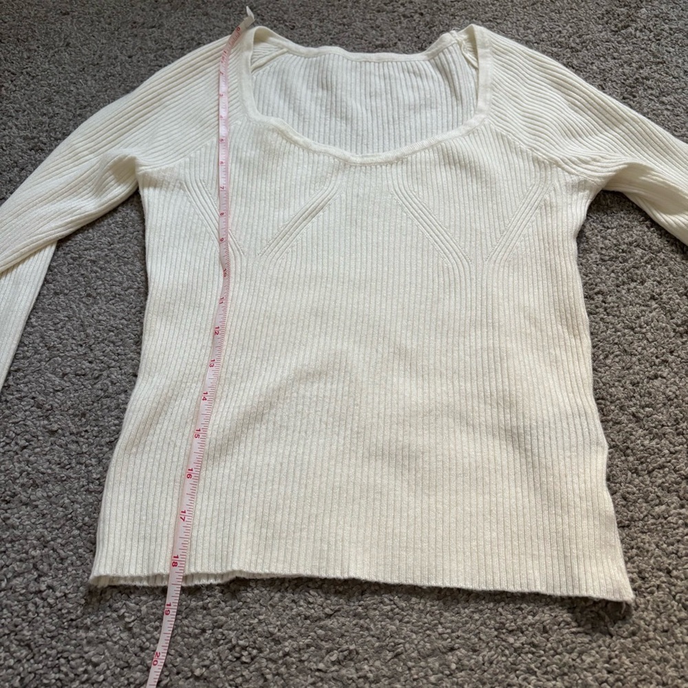 3/$45 Sweetheart Ribbed Sweater - Picture 8 of 8